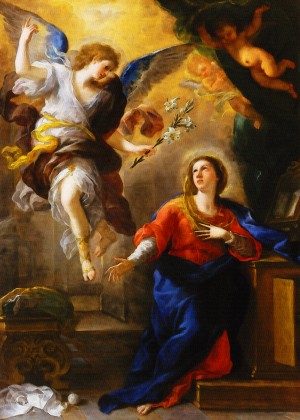 The Annunciation by Luca Giordano   